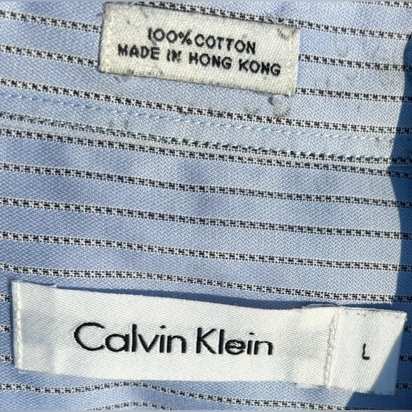Calvin Klein Men’s Large Dress Shirt - Picture 4 of 7